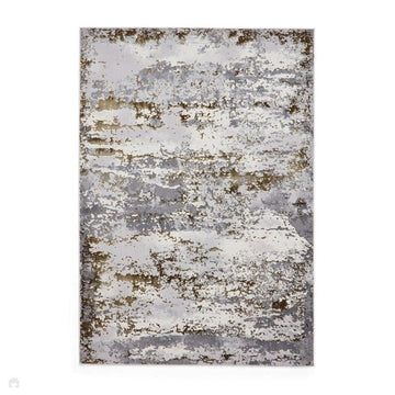 Artemis B9289A Modern Abstract Marbled Metallic Shimmer Textured High-Density Soft-Touch Grey/Gold/Cream Rug-Think Rugs-Rug Love - The Most Loved Rug Store